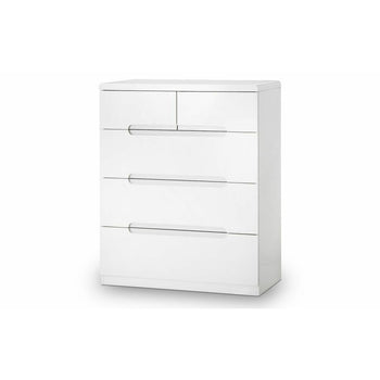 MANHATTAN 3+2 DRAWER CHEST - WHITE