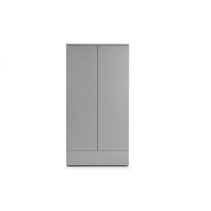 MONACO 2 DOOR 1 DRW WARDROBE - GREY GLOSS