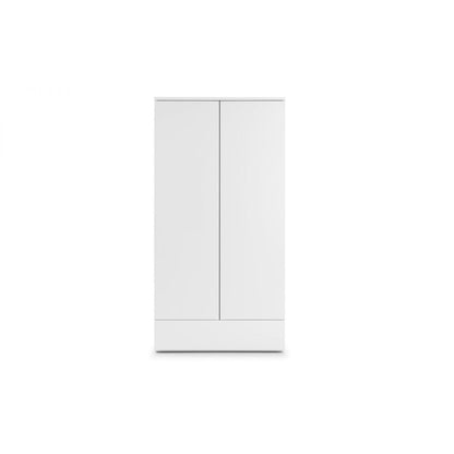MONACO 2 DOOR 1 DRW WARDROBE - WHITE GLOSS