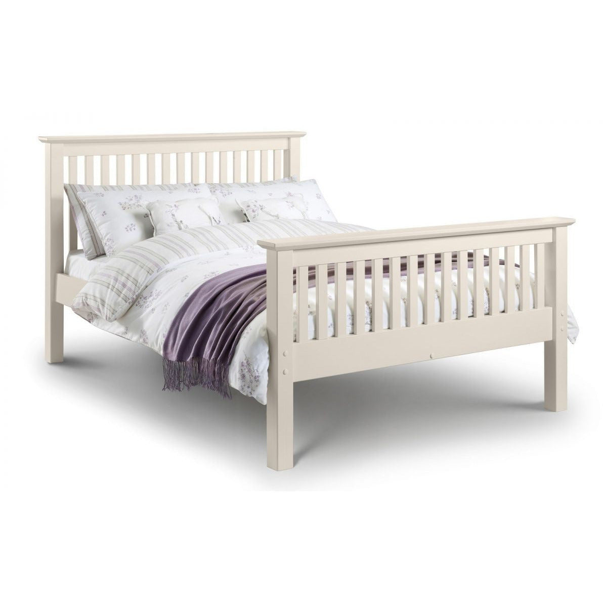 BARCELONA BED HFE WHITE 150CM