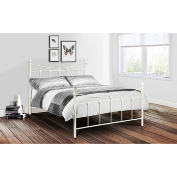 REBECCA BED 90CM STONE WHITE