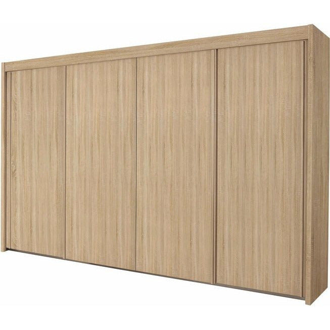 Rauch Imperial Wooden Decor 4 Sliding Door Wardrobe 350cm