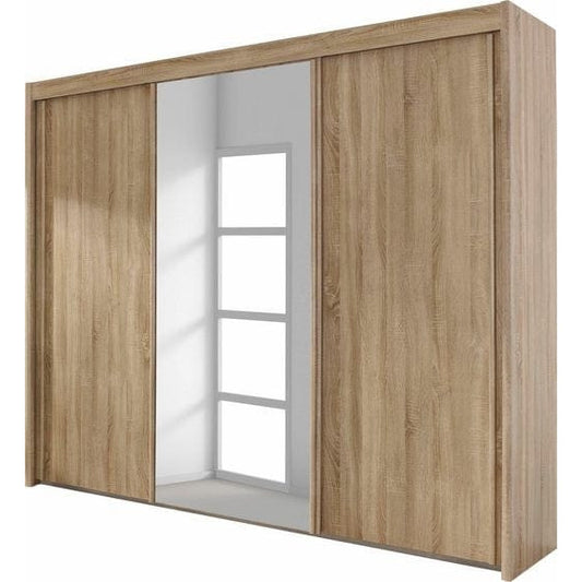 Rauch Imperial 3 Sliding Door Wardrobe 250cm With 1 Mirror Door