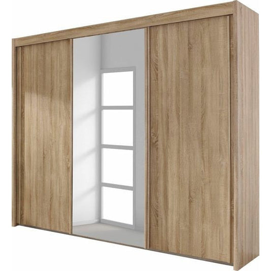 Rauch Imperial 3 Sliding Door Wardrobe 225cm With 1 Mirror Door