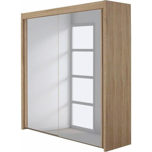 Rauch Imperial Mirrored 2 Sliding Door Wardrobe 201cm