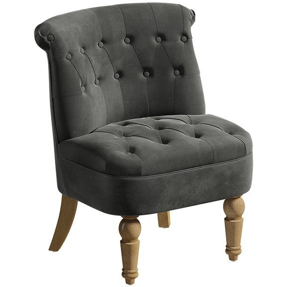 Grace Chair Grey Velvet