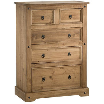 Corona 3+2 Drawer Chest Pine