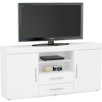 Edgeware 2 Door 2 Drawer Sideboard White