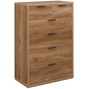 Stockwell 4 + 2 Chest - Rustic Oak