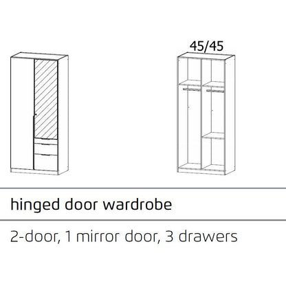 Rauch Alabama Wardrobe with drawers