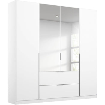 RAUCH MEMPHIS 4 DOOR COMBI MIRRORED WARDROBE