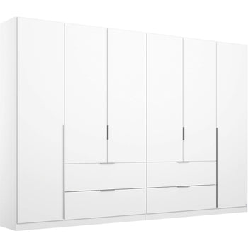 RAUCH MEMPHIS 6 DOOR COMBI MIRRORED WARDROBE