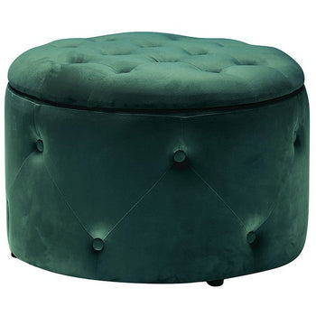 Cleo Storage Pouff Teal
