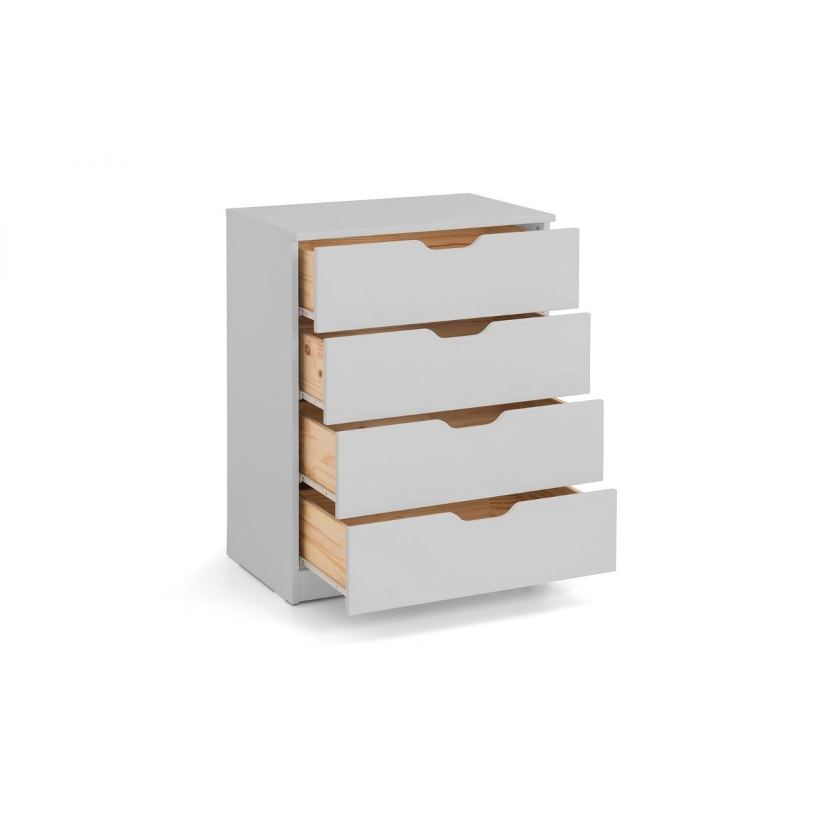 PLUTO 4 DRAWER CHEST - DOVE GREY