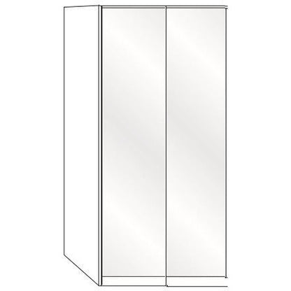 Wiemann Dakar-2 2 door Mirrored wardrobe