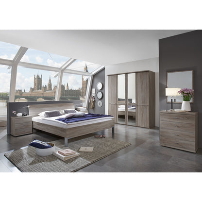 Wiemann Dakar-2 5 Door 1 Mirror Wardrobe