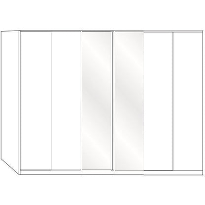 Wiemann Dakar-2 6 Door 2 Mirrors Wardrobe
