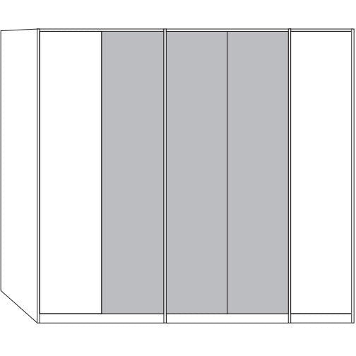 Wiemann All in Wardrobe With Coloured Glass Doors