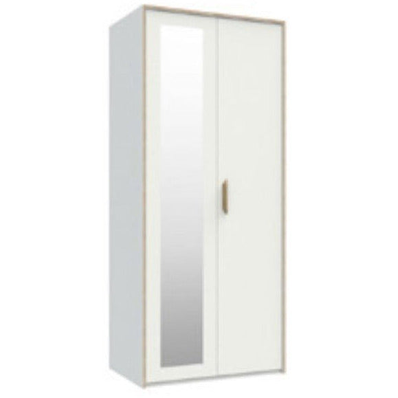 Marlow 2 Door Wardrobe With Mirror