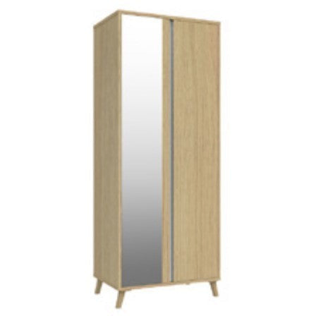 Tamar 2 Door Wardrobe With Mirror