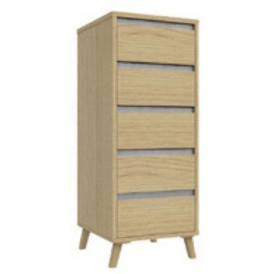 Tamar 5 Drawer Tallboy