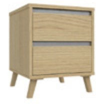 Tamar 2 Drawer Bedside