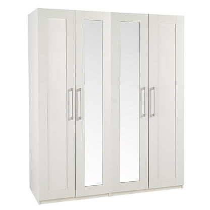 Andante 4 Door Wardrobe With 2 Mirrors
