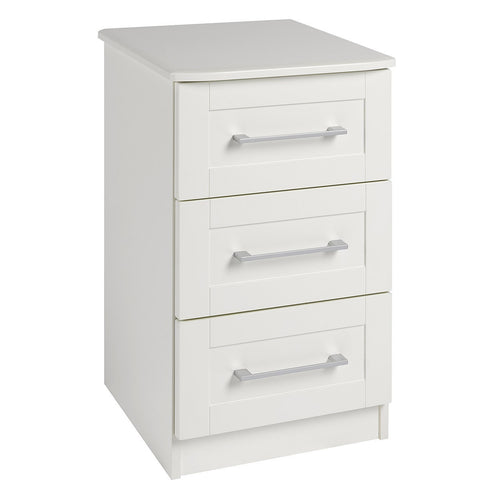 Andante 3 Drawer Bedside