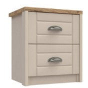 Skye 2 Drawer Bedside