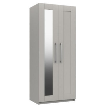 Calder 2 Door Wardrobe With Mirror