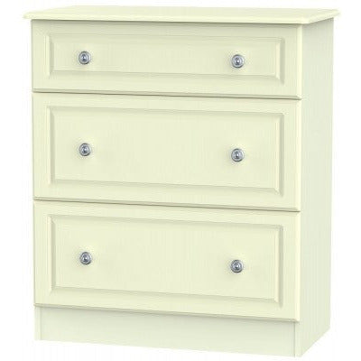 Pembroke Cream 3 Drawer Deep Chest