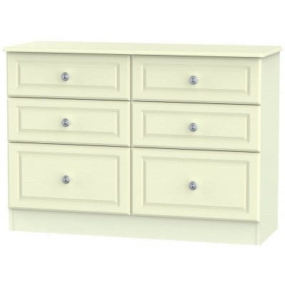 Pembroke Cream 6 Drawer Midi Chest