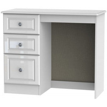 Pembroke High Gloss White 3 Drawer Dressing Table