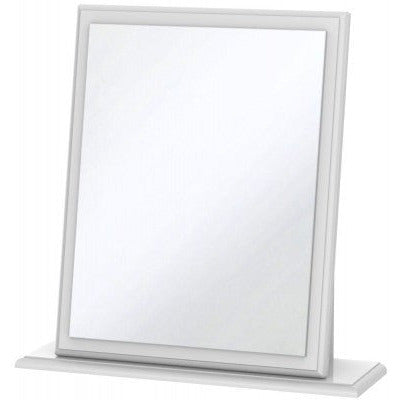 Pembroke High Gloss White Small Mirror