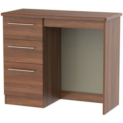 Sherwood Walnut 3 Drawer Dressing Table