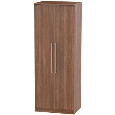 Sherwood Walnut 2 Door Wardrobe Tall