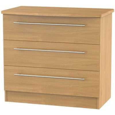 Sherwood 3 Drawer Chest Fully Assembled
