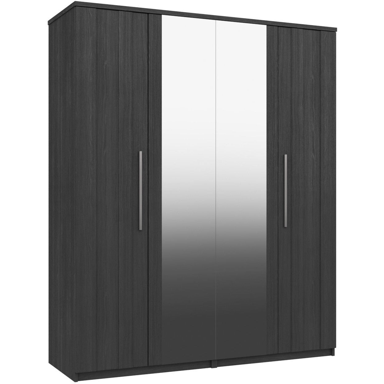 Midhurst 4 Door  Wardrobe With 2 Mirrors