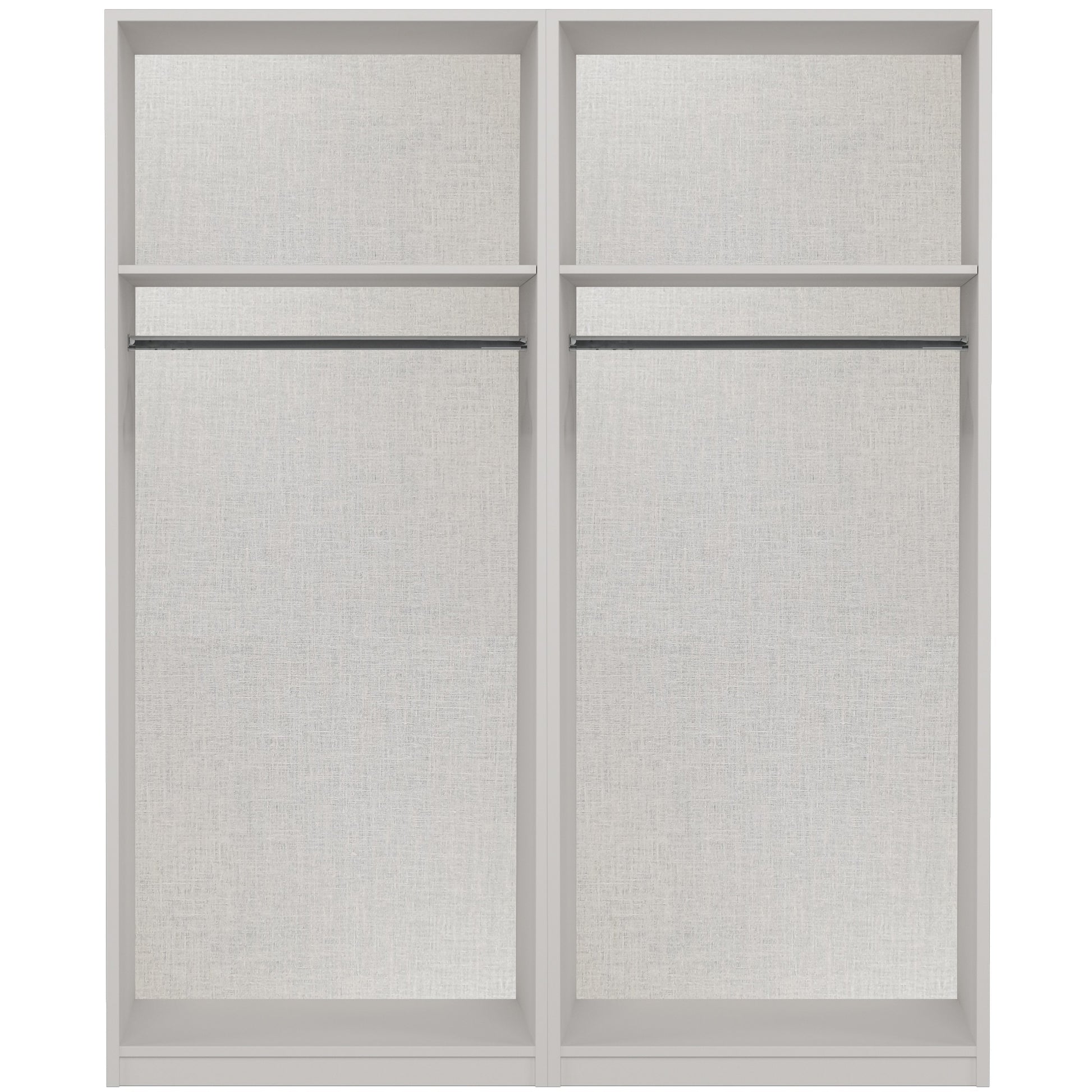 Minnesota 4 Door Wardrobe With 2 Mirrors Beige Grey Oak