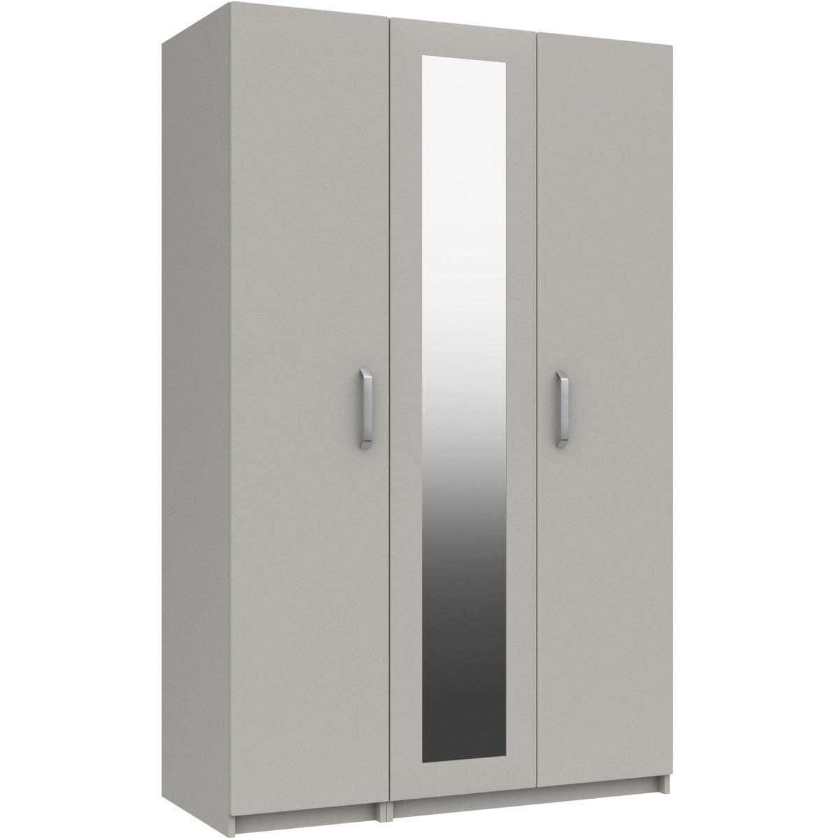 Arran 3 Door Wardrobe With Mirror High gloss