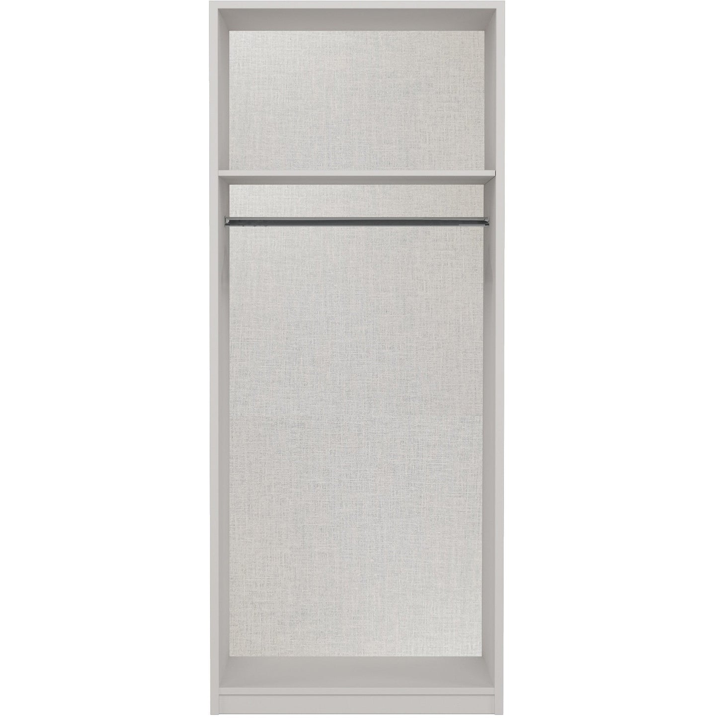 Waterfall 2 Door Wardrobe Natural Rustic Oak 
