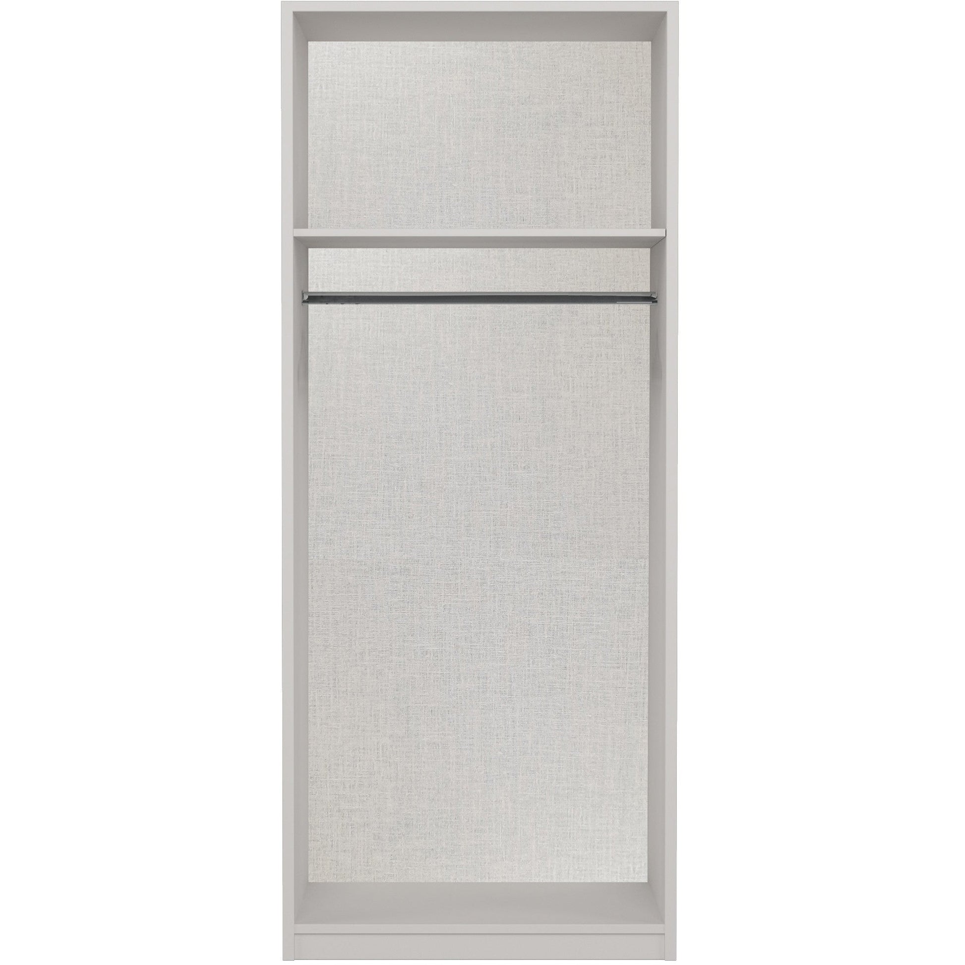 Waterfall 2 Door Wardrobe Natural Rustic Oak 