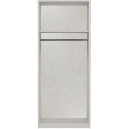 Waterfall 2 Door Wardrobe Natural Rustic Oak 