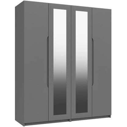 Sonata Tall 4 Door Wardrobe with 2 Mirrors