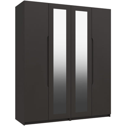Sonata Tall 4 Door Wardrobe with 2 Mirrors