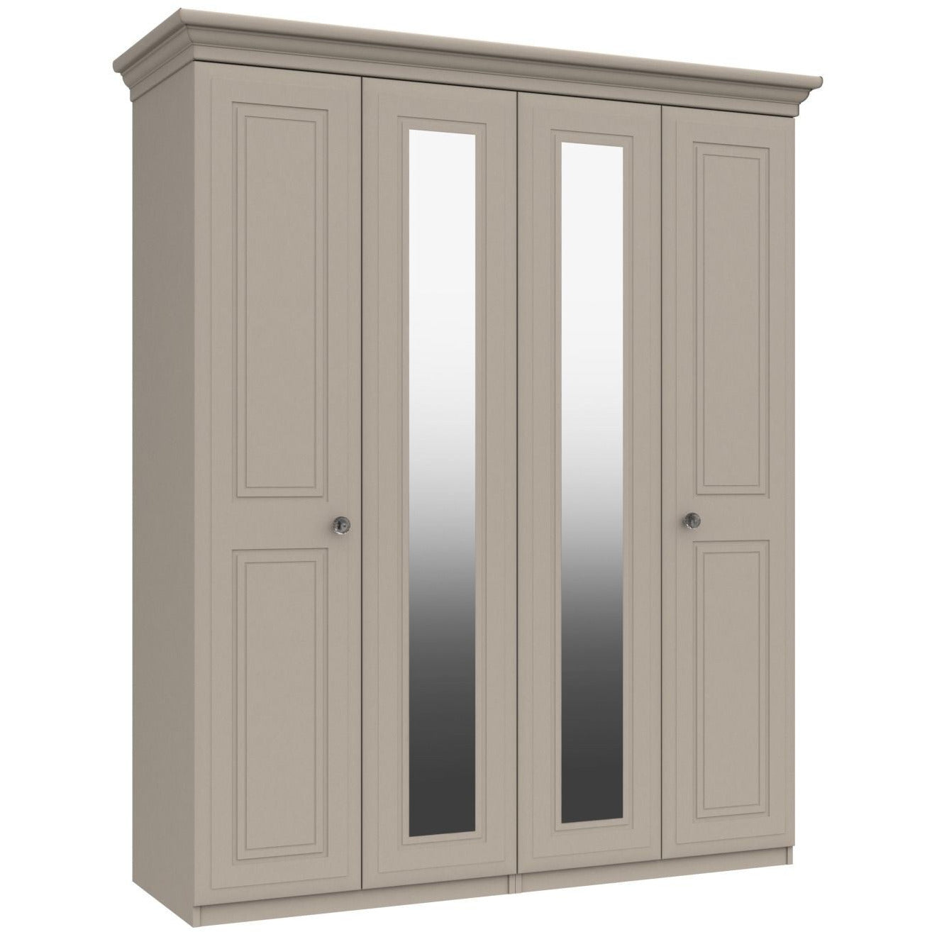 Hadleigh Tall 4 Door Wardrobe With 2 Mirrors