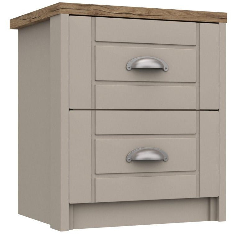 Skye 2 Drawer Bedside