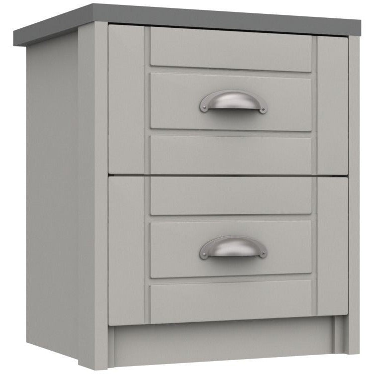 Skye 2 Drawer Bedside