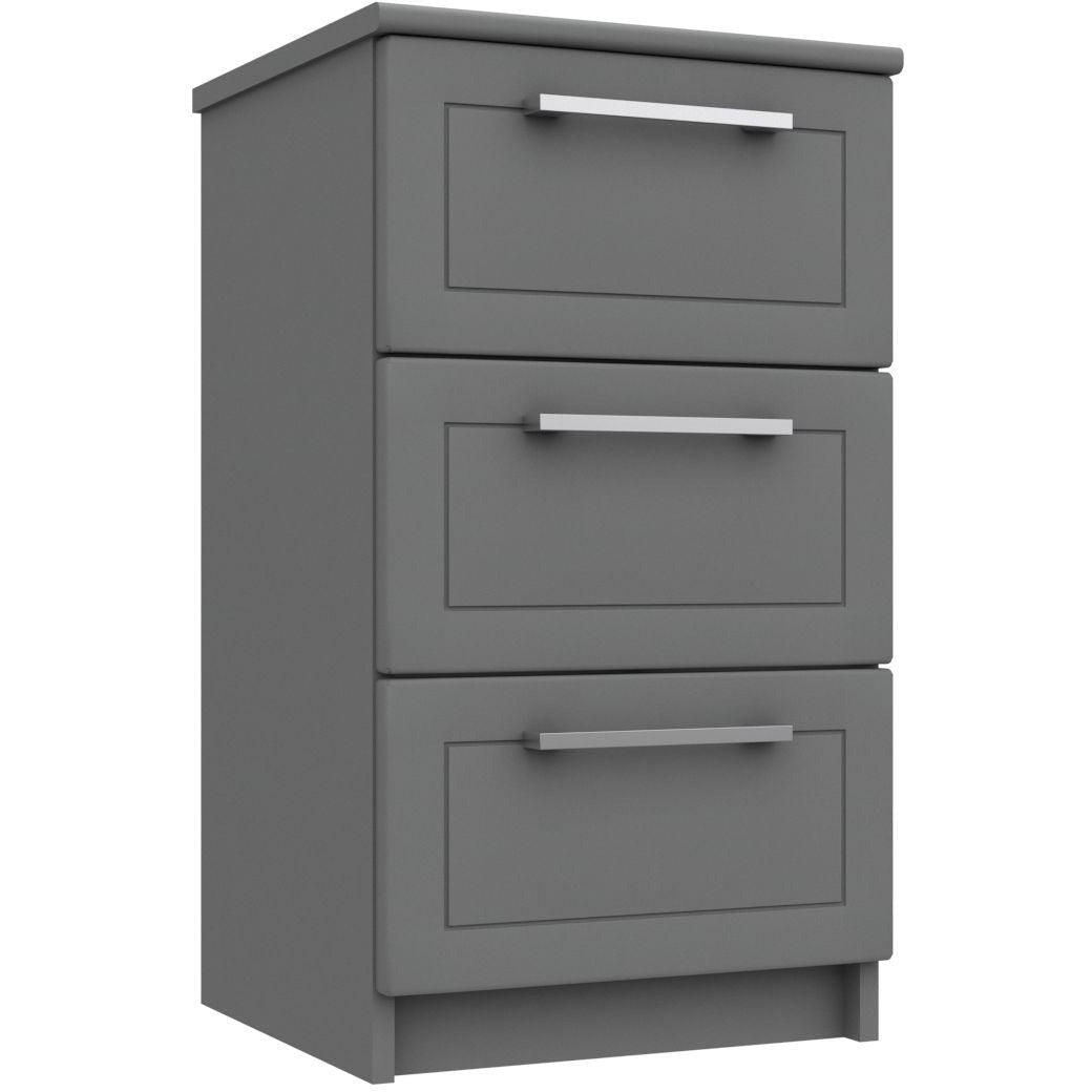Isla 3 Drawer Bedside