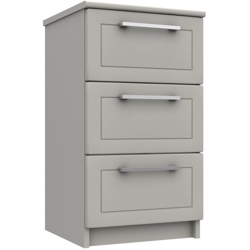 Isla 3 Drawer Bedside